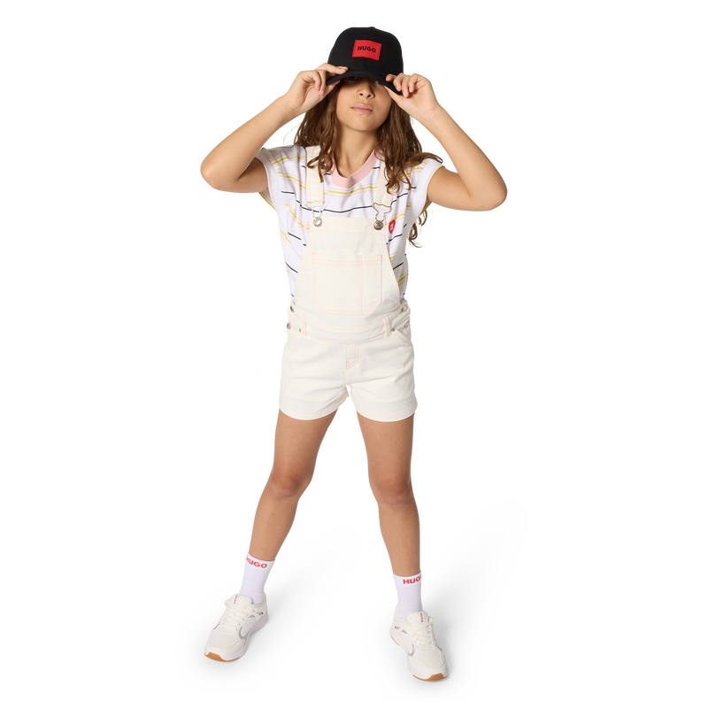 MONO DE PANTALONES CORTOS HUGO 
                        NI&Ntilde;A