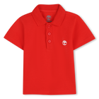 Polo de manga corta, ROJO, hi-res