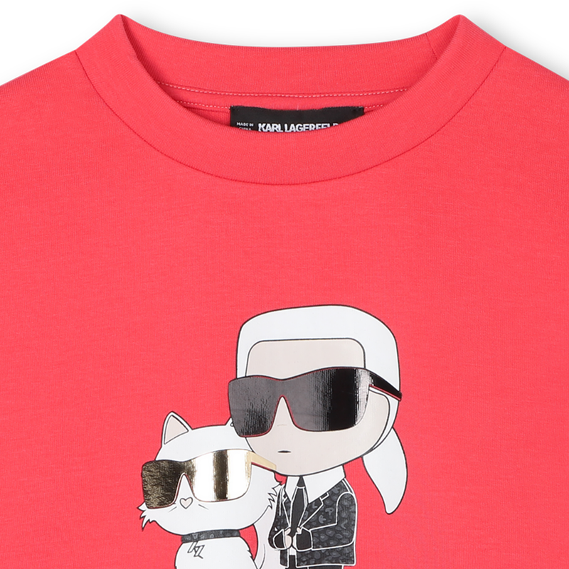 Sudadera de doble jersey KARL LAGERFELD KIDS 
                        NI&Ntilde;A