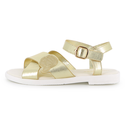 SANDALIAS DE PIEL DE VACUNO KARL LAGERFELD KIDS NI&Ntilde;A
