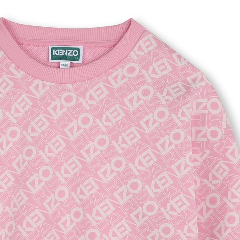 Sudadera de mulet&oacute;n de algod&oacute;n KENZO KIDS 
                        NI&Ntilde;A