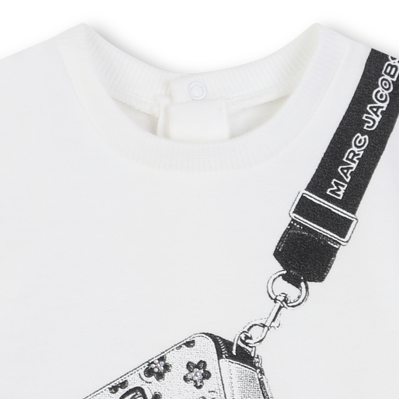 Vestido de felpa de algod&oacute;n MARC JACOBS 
                        UNISEXO