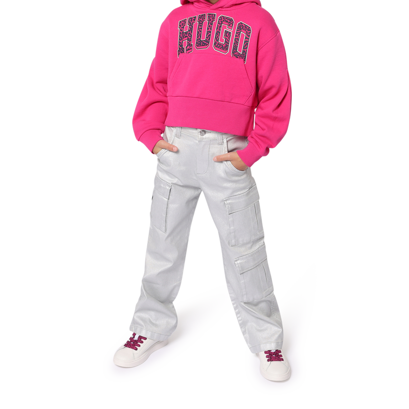 Sudadera de mulet&oacute;n HUGO 
                        NI&Ntilde;A
