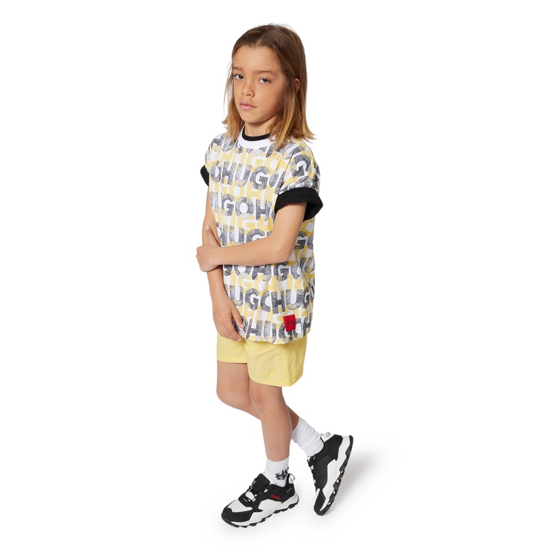 Camiseta estampado integral HUGO 
                        NI&Ntilde;O