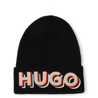 Gorro con vuelta de punto HUGO 
                    NI&Ntilde;O