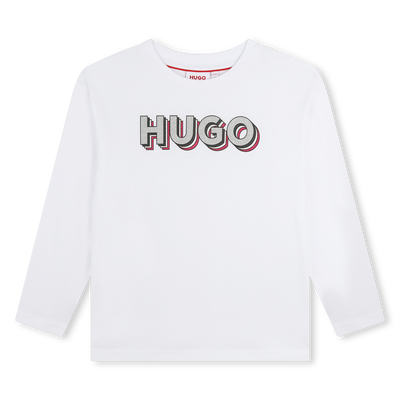 Camiseta con logo estampado HUGO NI&Ntilde;A