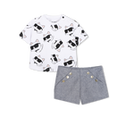 Conjunto de camiseta y pantal&oacute;n corto KARL LAGERFELD KIDS 
                    NI&Ntilde;A