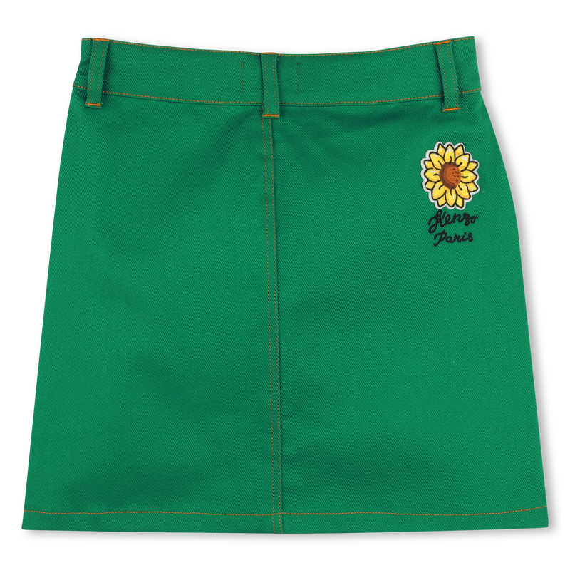 Falda trapecio con bolsillos KENZO KIDS 
                        NI&Ntilde;A