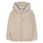 Sudadera con capucha con cremallera BOSS 
                    NI&Ntilde;O