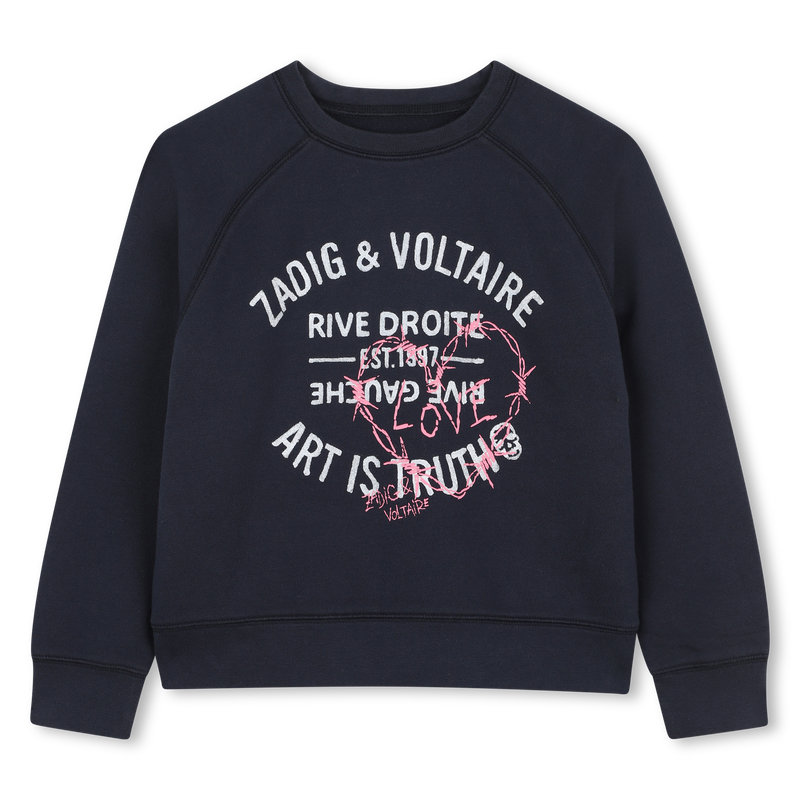Sudadera estampada ZADIG & VOLTAIRE 
                        NI&Ntilde;A