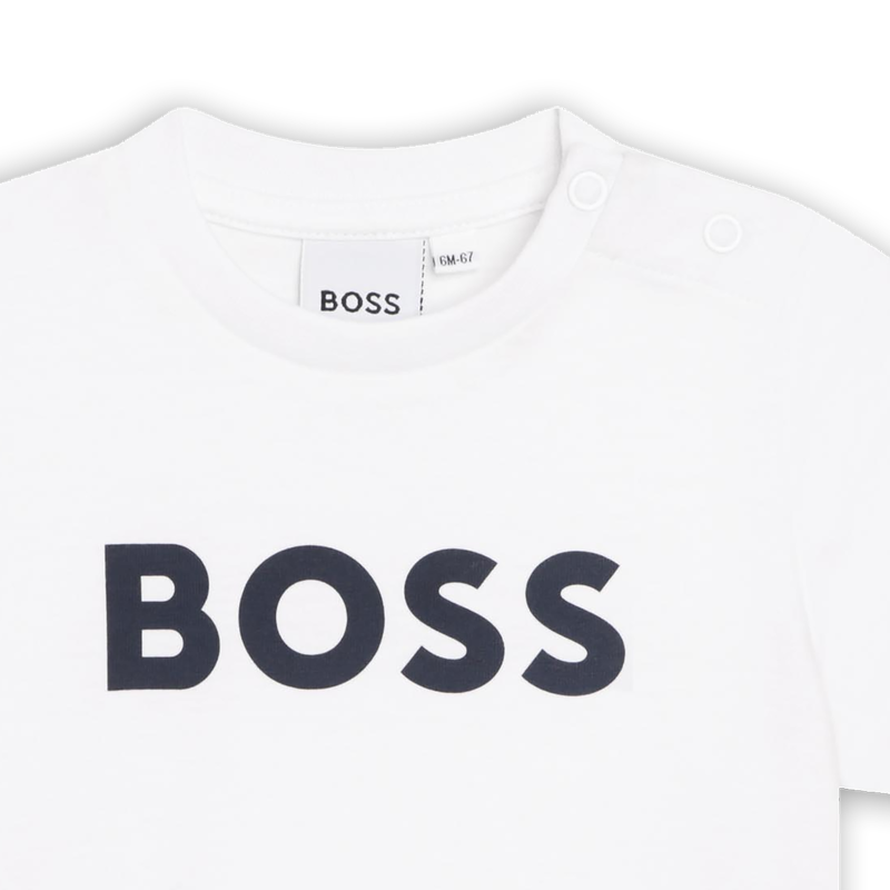 CAMISETA DE MANGA CORTA BOSS 
                        NI&Ntilde;O