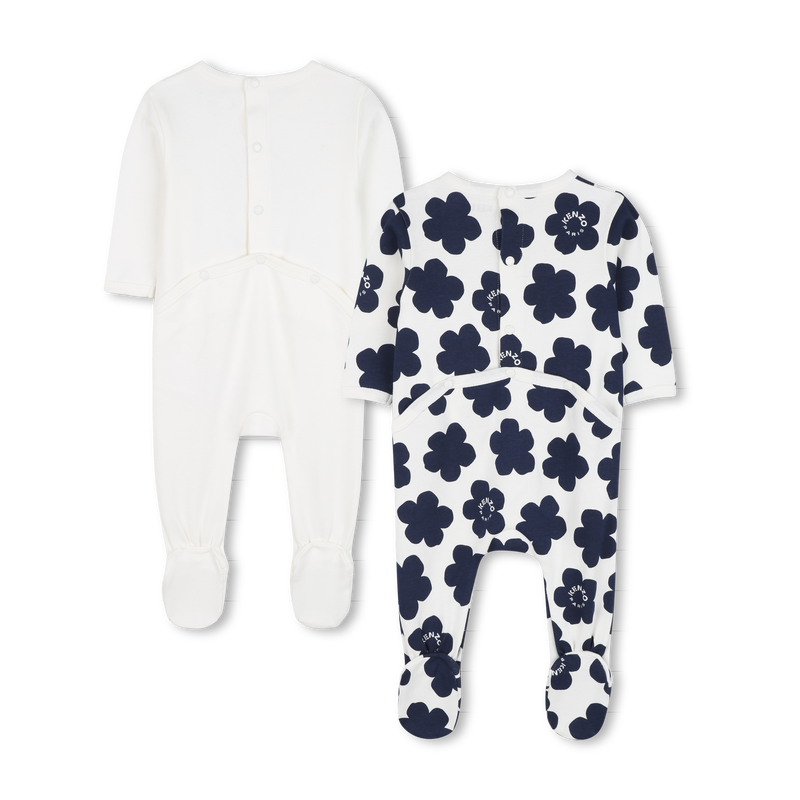 Conjunto de dos pijamas de algod&oacute;n KENZO KIDS 
                        UNISEXO