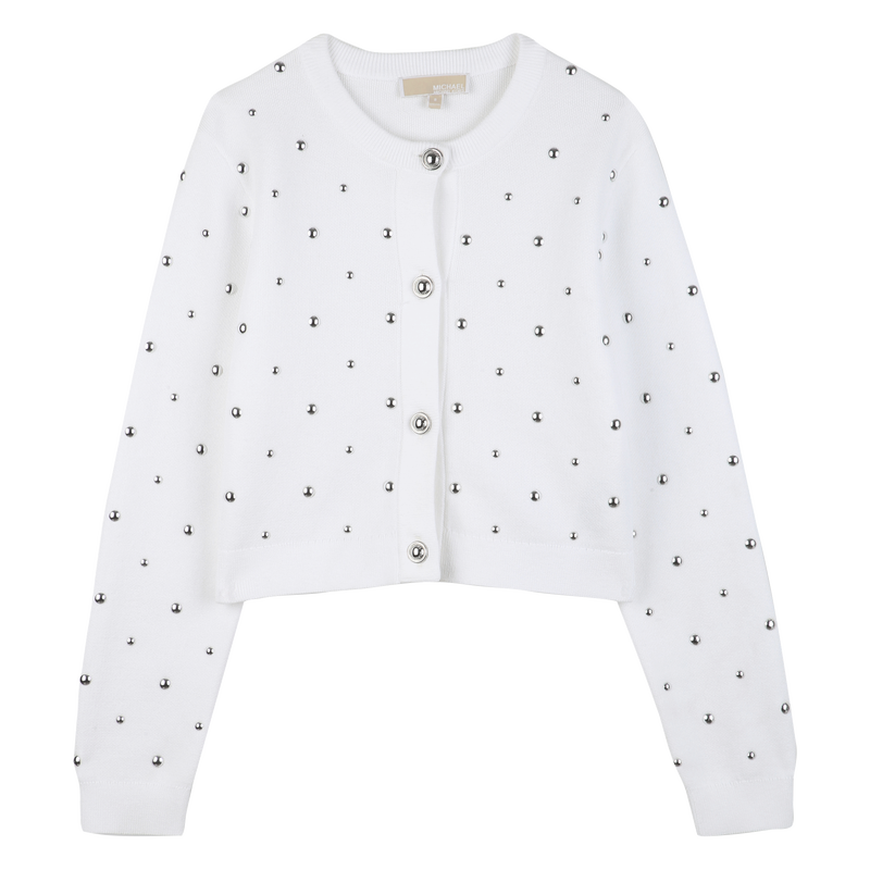 C&Aacute;RDIGAN CON BOTONES MICHAEL KORS 
                        NI&Ntilde;A