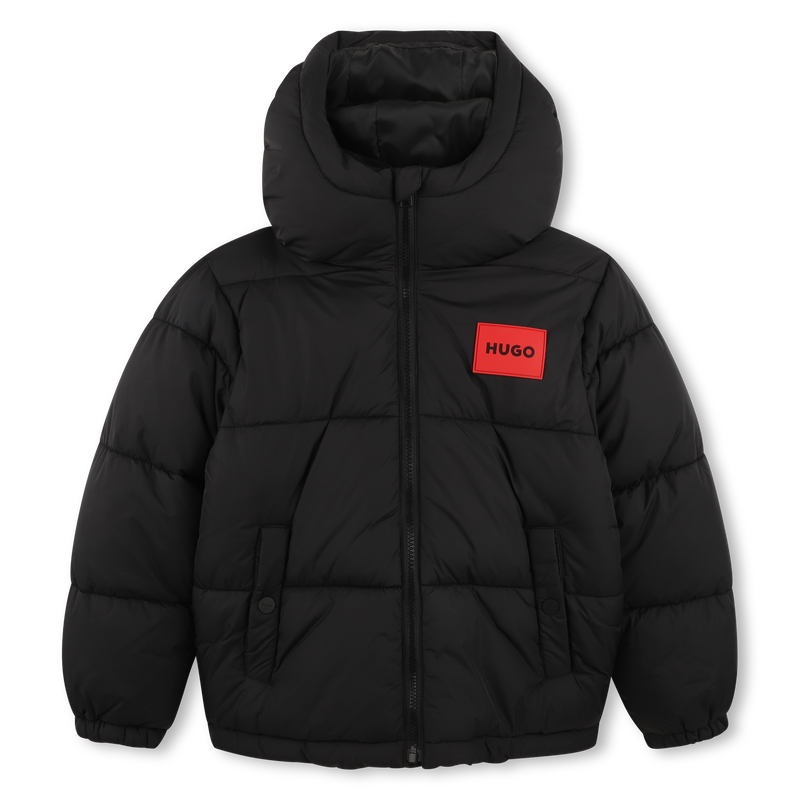 Chaqueta acolchada con capucha HUGO 
                        NI&Ntilde;O