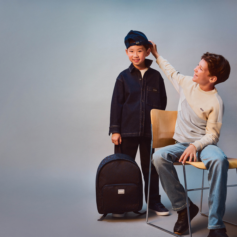 Sudadera de cuello redondo BOSS 
                        NI&Ntilde;O