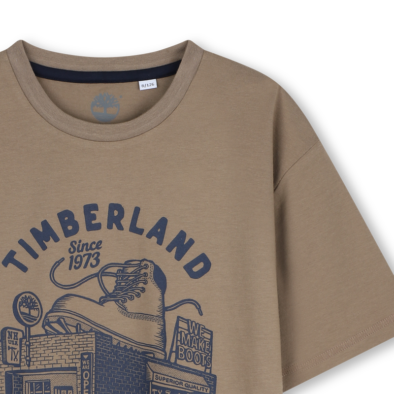 Camiseta de mangas cortas TIMBERLAND 
                        NI&Ntilde;O