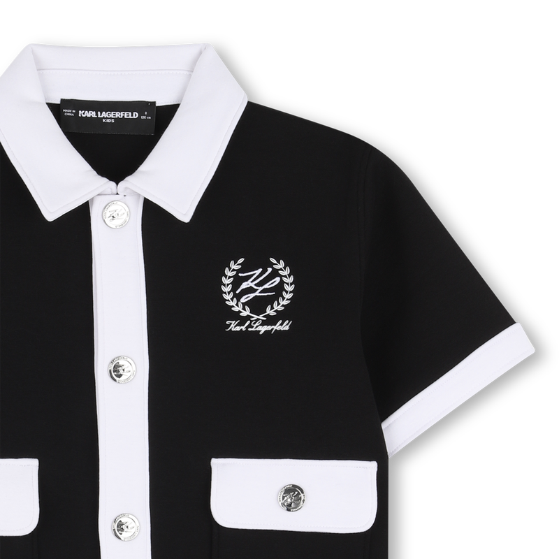 C&Aacute;RDIGAN DE MANGA CORTA KARL LAGERFELD KIDS 
                        NI&Ntilde;A