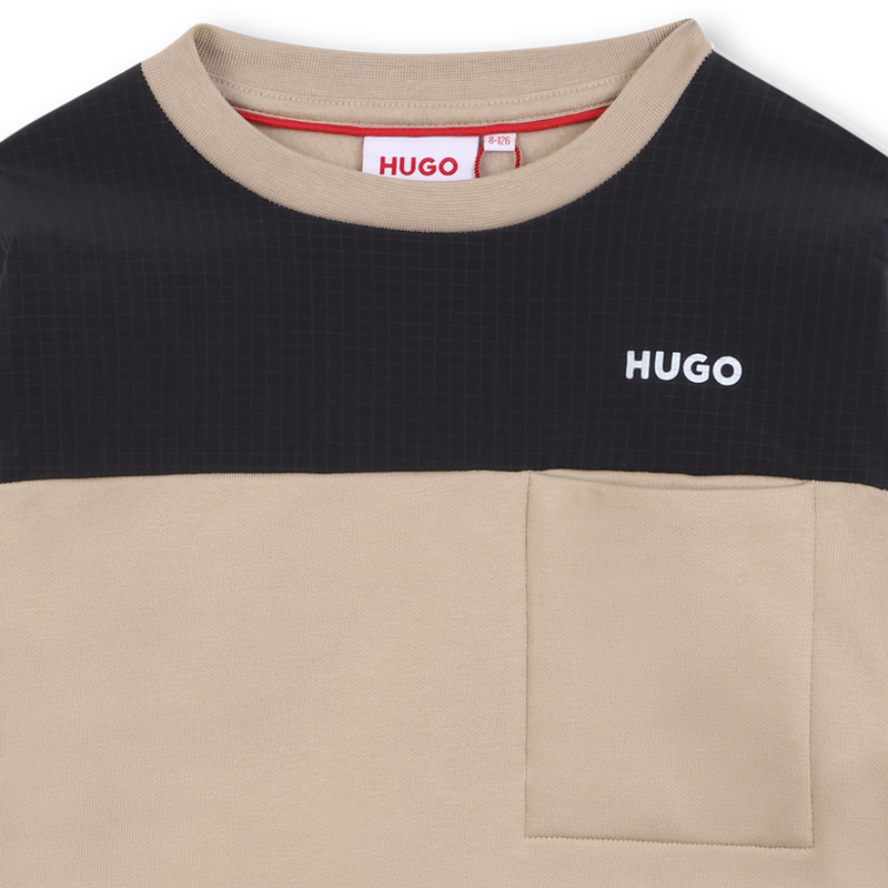 Sudadera de cuello redondo HUGO 
                        NI&Ntilde;O