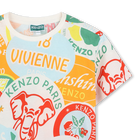 Camiseta algod&oacute;n manga corta KENZO KIDS 
                    NI&Ntilde;O