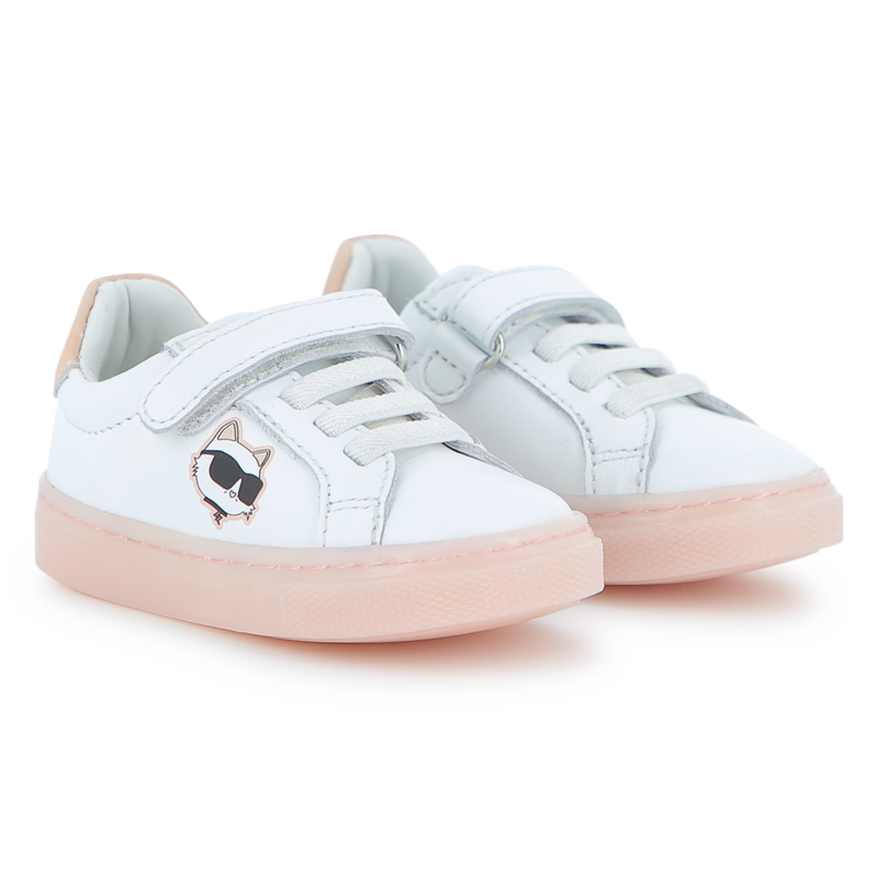 ZAPATILLAS CON CORDONES KARL LAGERFELD KIDS 
                        NI&Ntilde;A