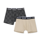 Pack de 2 calzoncillos b&oacute;xer HUGO 
                    NI&Ntilde;O