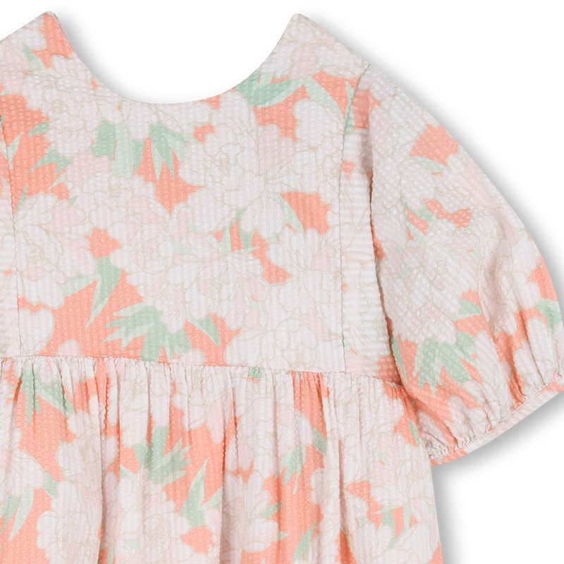 VESTIDO DE MANGA GLOBO KENZO KIDS 
                        NI&Ntilde;A