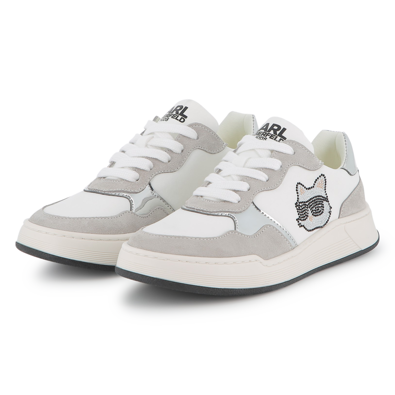 Zapatillas bajas con cordones KARL LAGERFELD KIDS 
                        NI&Ntilde;A