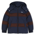 Chaqueta acolchada con capucha BOSS 
                    NI&Ntilde;O