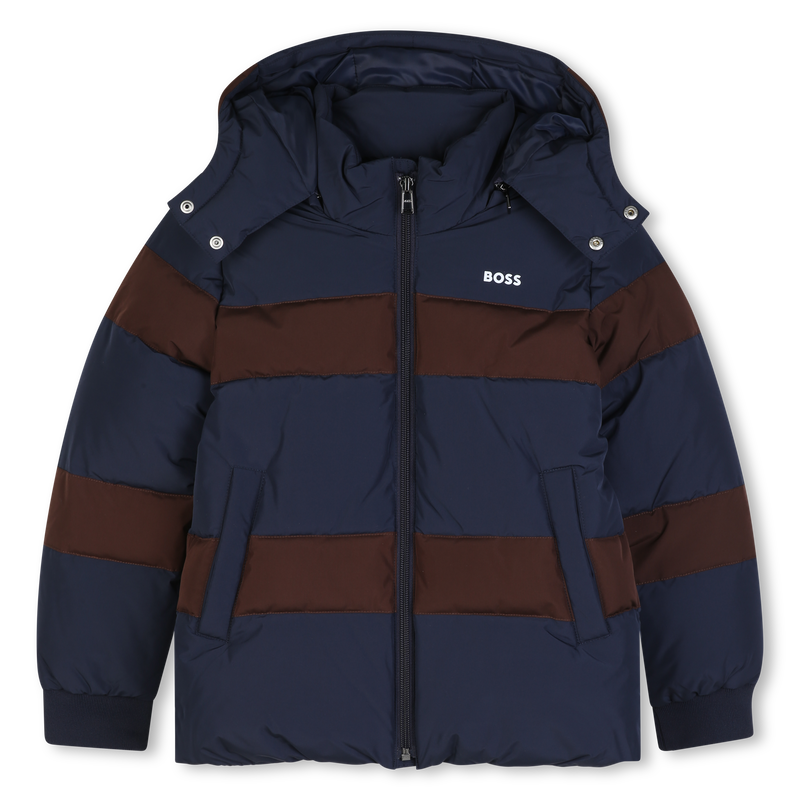 Chaqueta acolchada con capucha BOSS 
                        NI&Ntilde;O