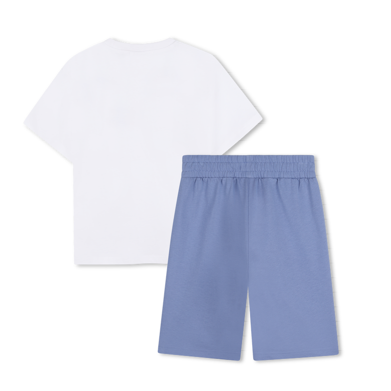 CONJUNTO CAMISETA + BERMUDAS BOSS 
                        NI&Ntilde;O