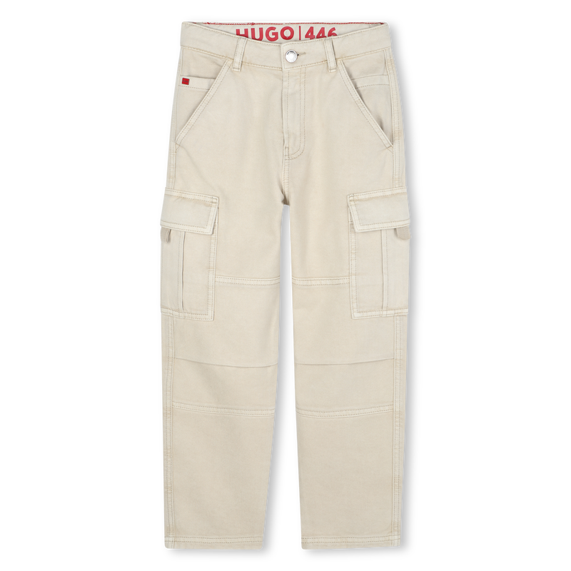 Pantal&oacute;n de sarga HUGO 
                        NI&Ntilde;O