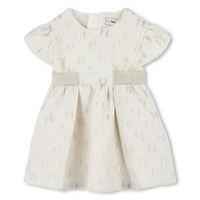 Vestido de ceremonia jacquard KARL LAGERFELD KIDS NI&Ntilde;A