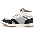 Zapatillas altas con cordones BOSS 
                    NI&Ntilde;O