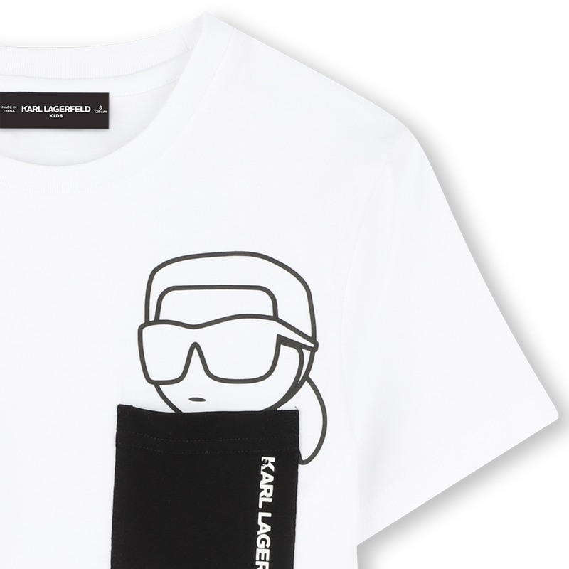Camiseta de manga corta KARL LAGERFELD KIDS 
                        NI&Ntilde;O