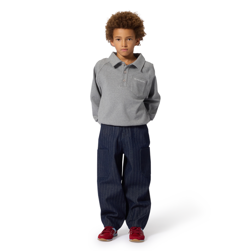 Polo de manga larga GIVENCHY 
                        NI&Ntilde;O