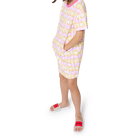 Vestido de mulet&oacute;n estampado HUGO 
                    NI&Ntilde;A
