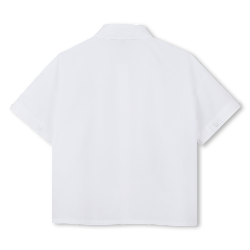 Camisa de popelina de algod&oacute;n DKNY 
                        NI&Ntilde;A