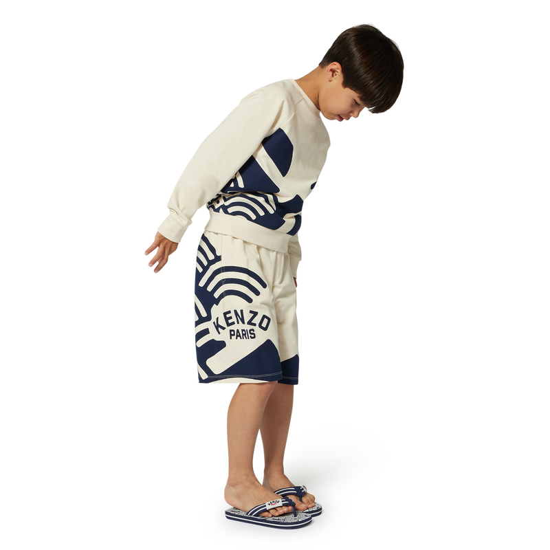 Su&eacute;ter de mulet&oacute;n de algod&oacute;n KENZO KIDS 
                        NI&Ntilde;O
