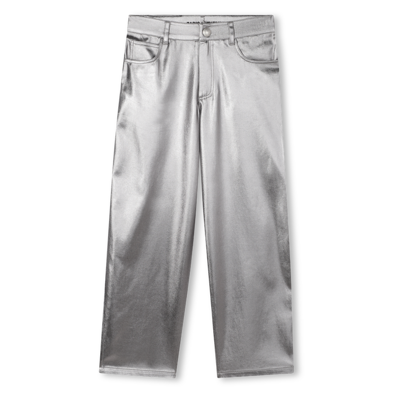 Pantal&oacute;n de pernera ancha plateado ZADIG & VOLTAIRE 
                        NI&Ntilde;A