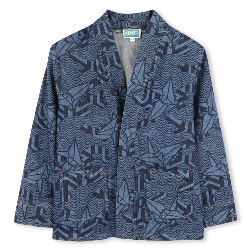 Cazadora vaquera estampada KENZO KIDS 
                        UNISEXO