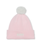 Gorro de punto con pomp&oacute;n BOSS 
                    NI&Ntilde;A