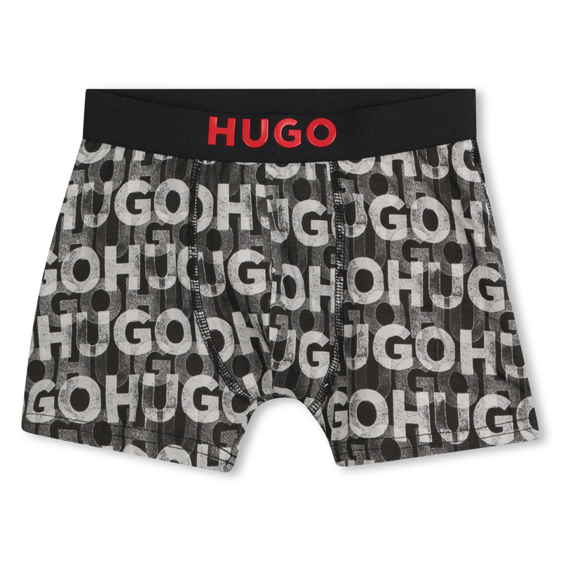 Pack 2 calzoncillos b&oacute;xer HUGO 
                        NI&Ntilde;O
