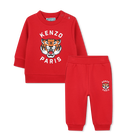 Sudadera y pantal&oacute;n en felpa, ROJO OSCURO, hi-res