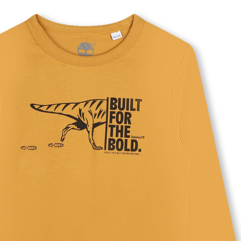 Camiseta estampado y mensaje TIMBERLAND 
                        NI&Ntilde;O