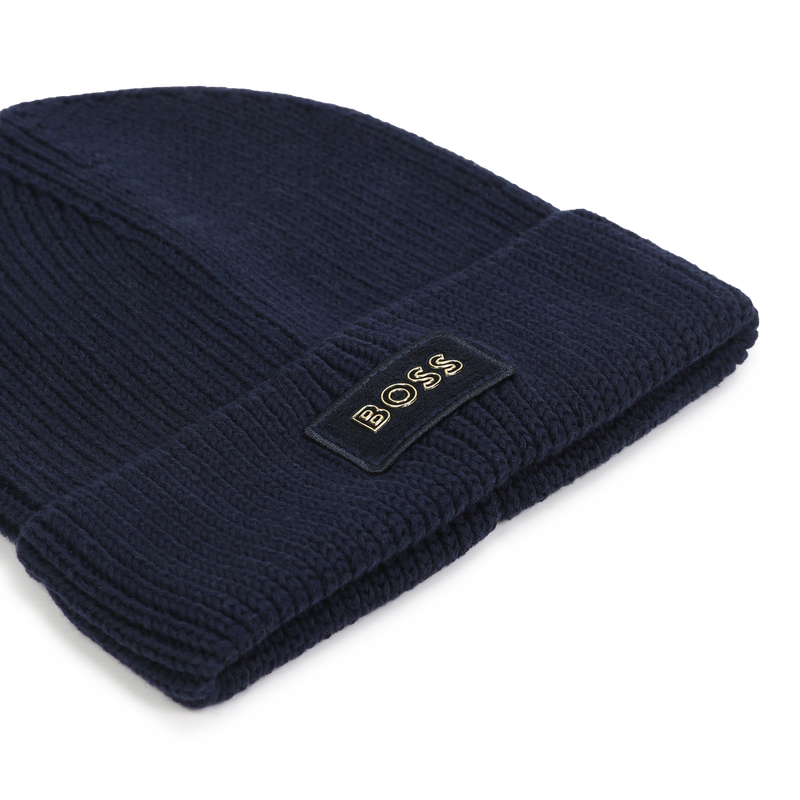 Gorro de punto BOSS 
                        NI&Ntilde;A