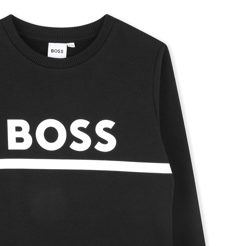 SUDADERA FLEECE BOSS 
                        NI&Ntilde;O
