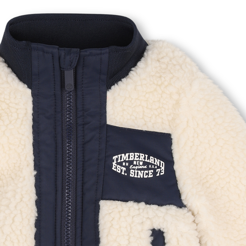 C&aacute;rdigan de forro polar suave TIMBERLAND 
                        NI&Ntilde;O