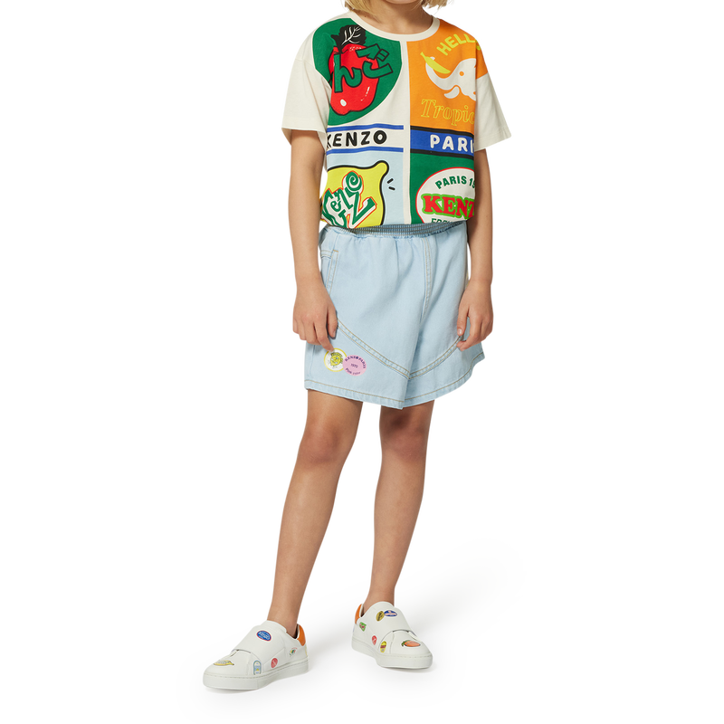 Pantal&oacute;n corto vaquero KENZO KIDS 
                        NI&Ntilde;A