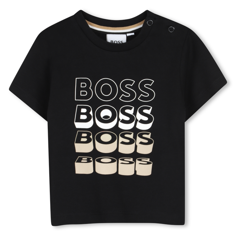 CAMISETA DE MANGA CORTA BOSS 
                        NI&Ntilde;O