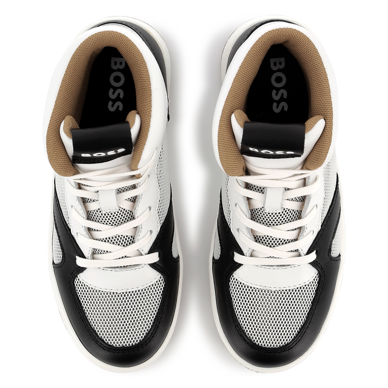 Zapatillas altas con cordones BOSS 
                        NI&Ntilde;O